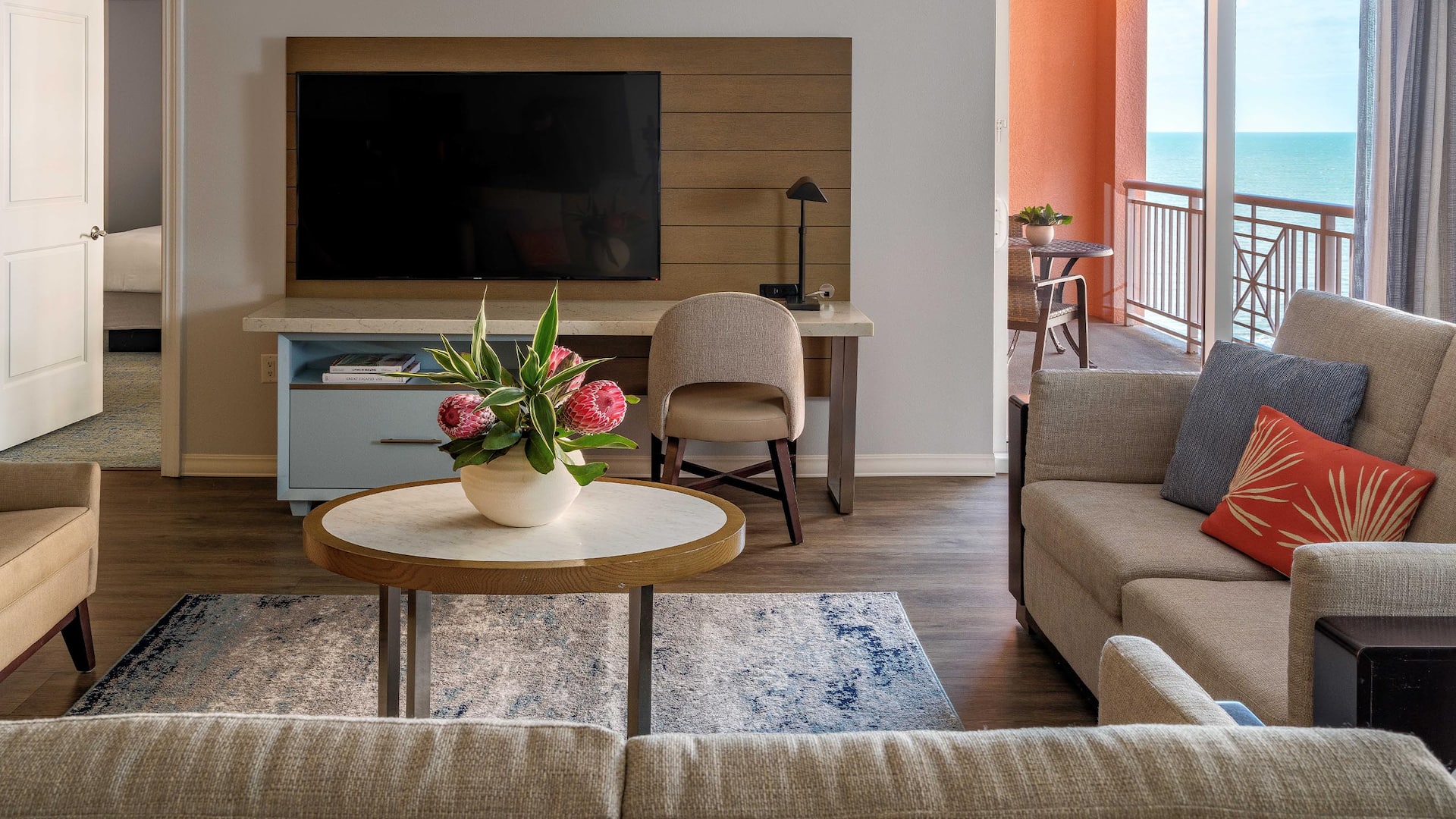 2 Bedroom Residential Suite, Full Kitchen, Pool View at Hyatt Regency Clearwater Beach Resort and Suites