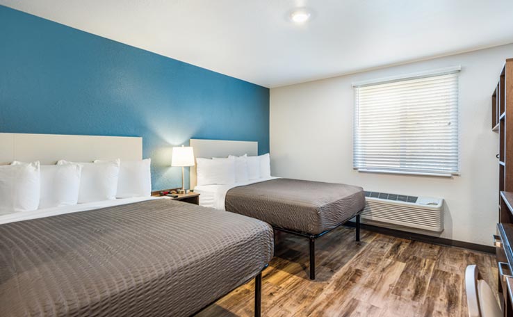 Non-Smoking Two Queen Beds Suite at WoodSpring Suites Bradenton