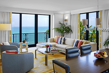 Royal Poinciana Suite with Oceanfront View at The Breakers Palm Beach