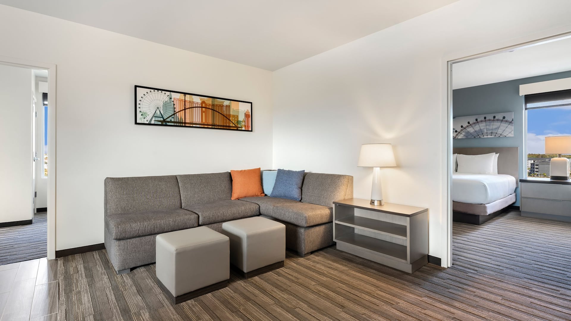 Two Bedroom Kitchen Suite | One King Bed and Two Queen Beds at Hyatt House Orlando / International Drive