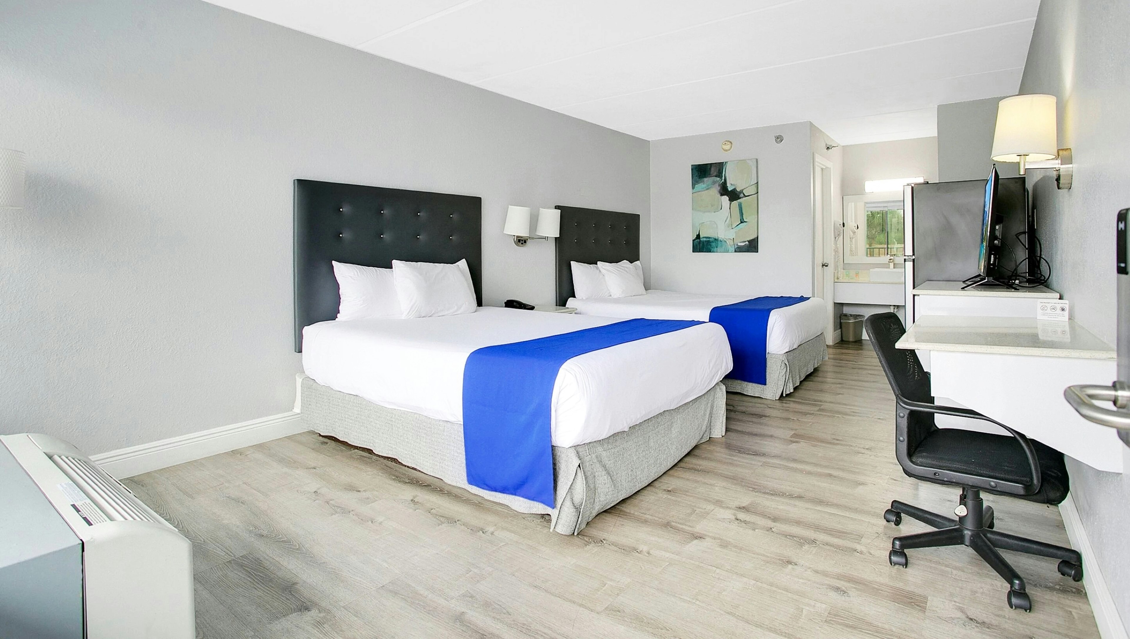 Two Queen Superior Suite at Home 1 Suites Extended Stay Kissimmee