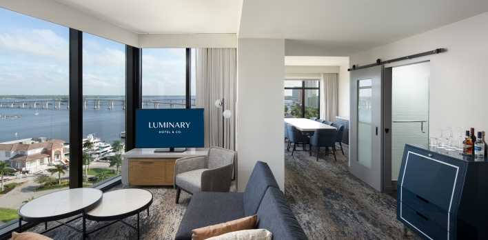 Grand Living-Dining Suite at Luminary Hotel & Co.