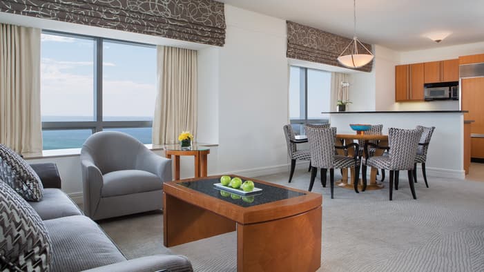 Two-Bedroom Residence with Open Kitchen at Four Seasons Downtown Miami