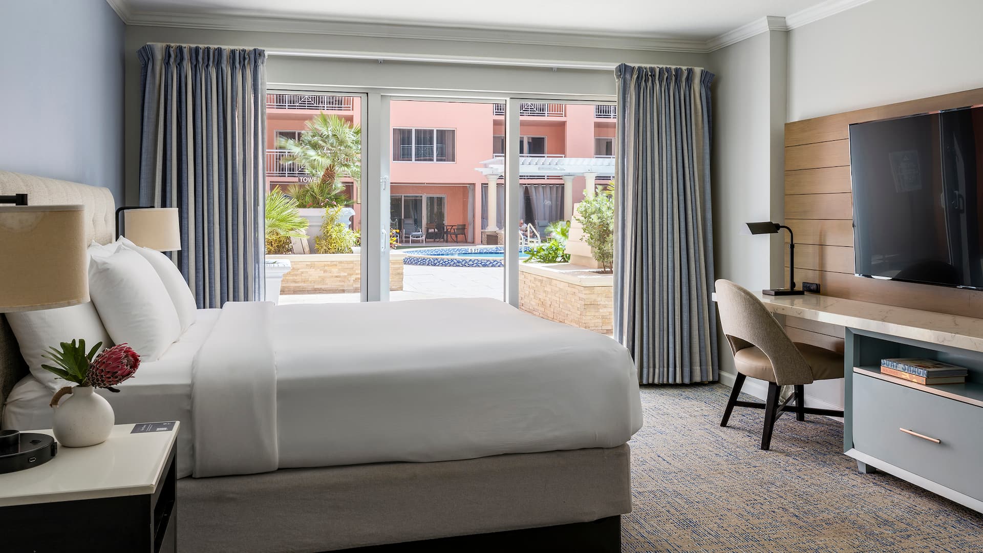 1 King Bedroom Kitchenette Poolside Suite at Hyatt Regency Clearwater Beach Resort and Suites