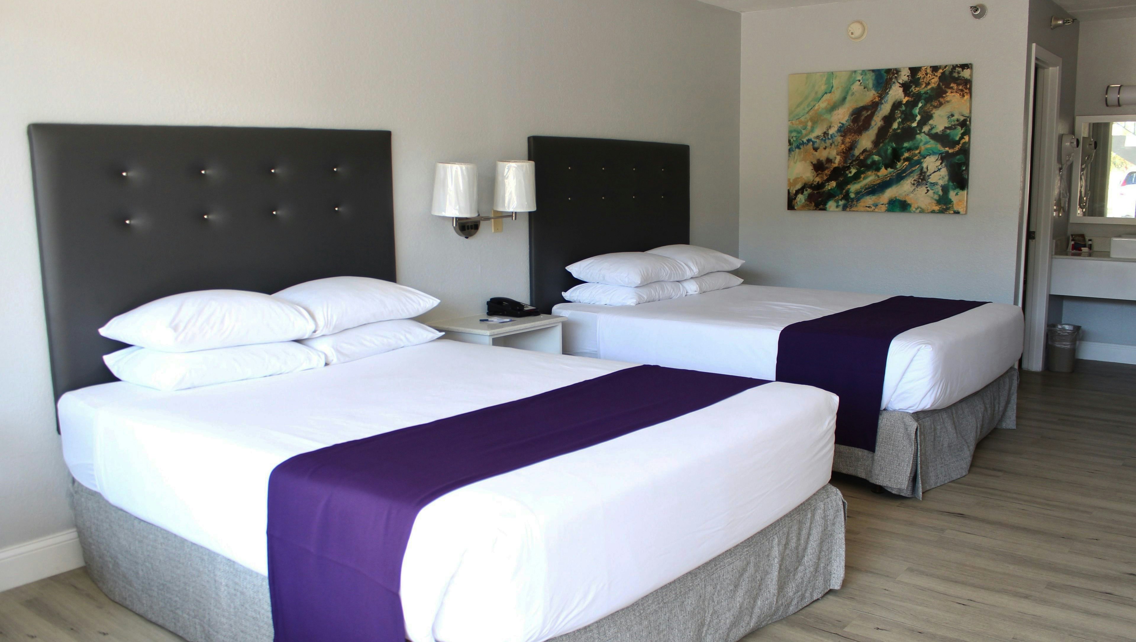 Two Queen Deluxe Suite at Home 1 Suites Extended Stay Kissimmee