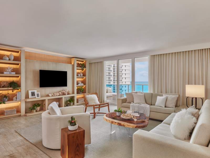Ocean View Two Bedroom Home with Balcony at 1 Hotel South Beach