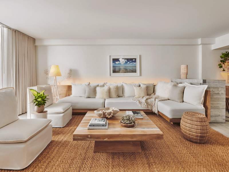 Ocean Front Two Bedroom Suite with Balcony at 1 Hotel South Beach