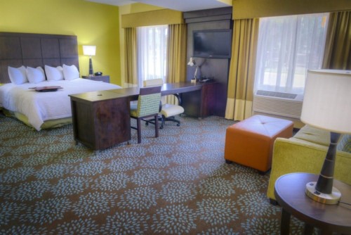 1 King Studio Suite + 1 King Studio Suite (Accessible Roll-In Shower) at Hampton Inn & Suites Pensacola/Gulf Breeze