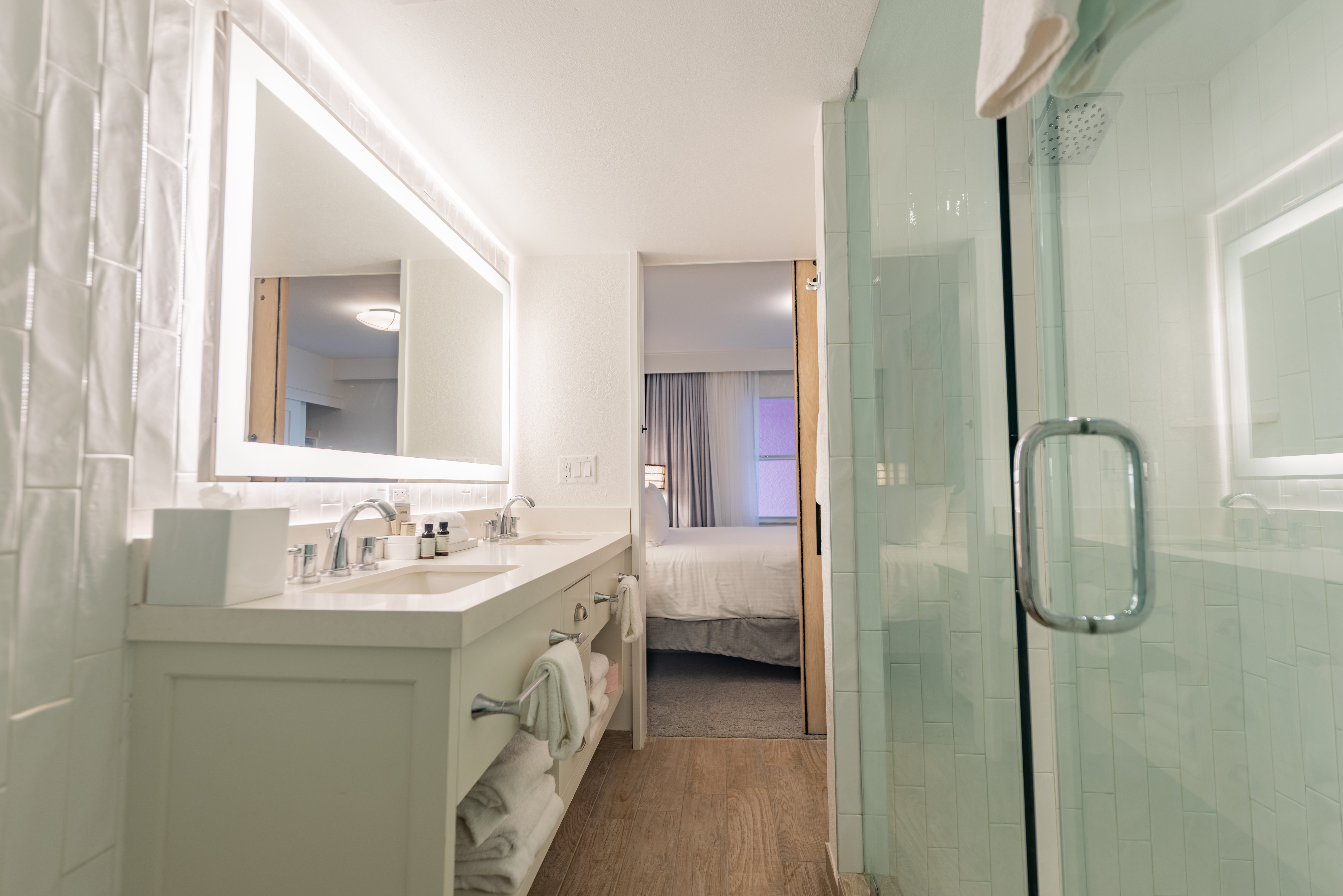 Grand Queen Suite with Roll-In Shower at Beach House Suites by The Don CeSar