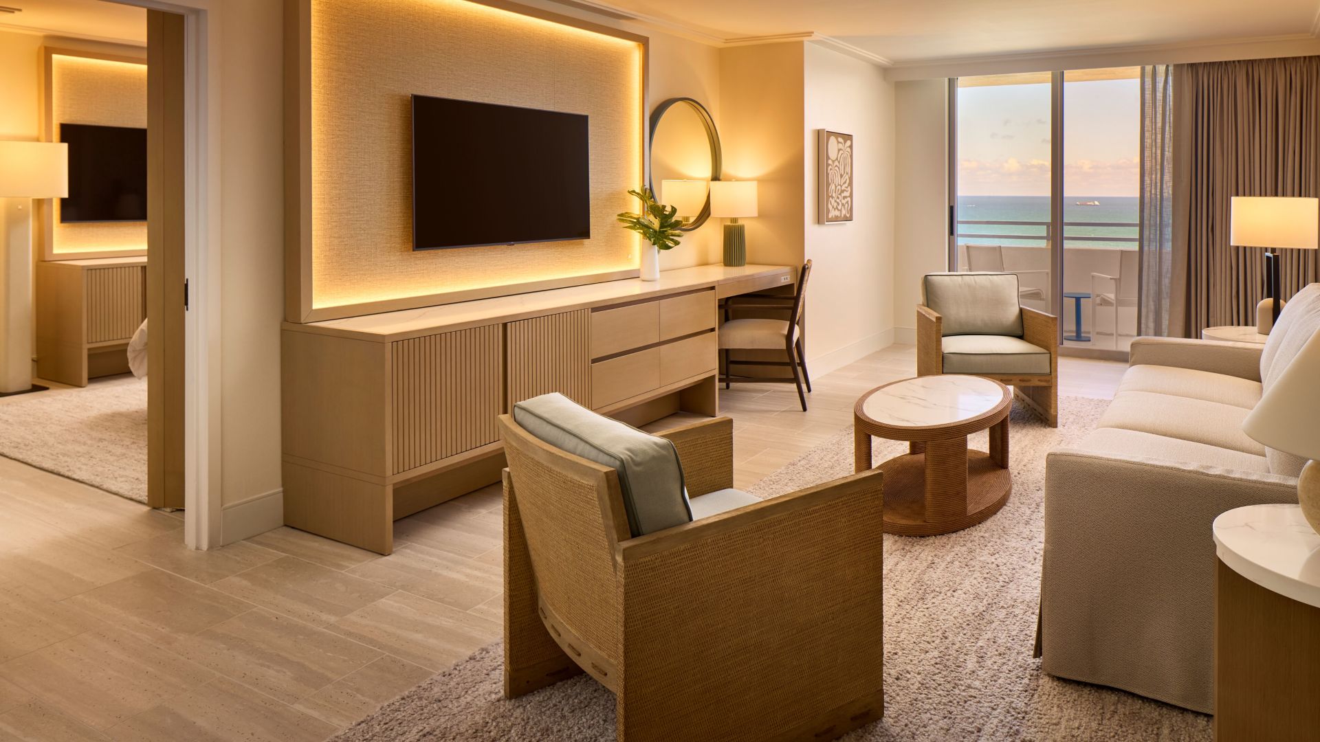 Ocean Front Suite with Balcony at Loews Miami Beach Hotel