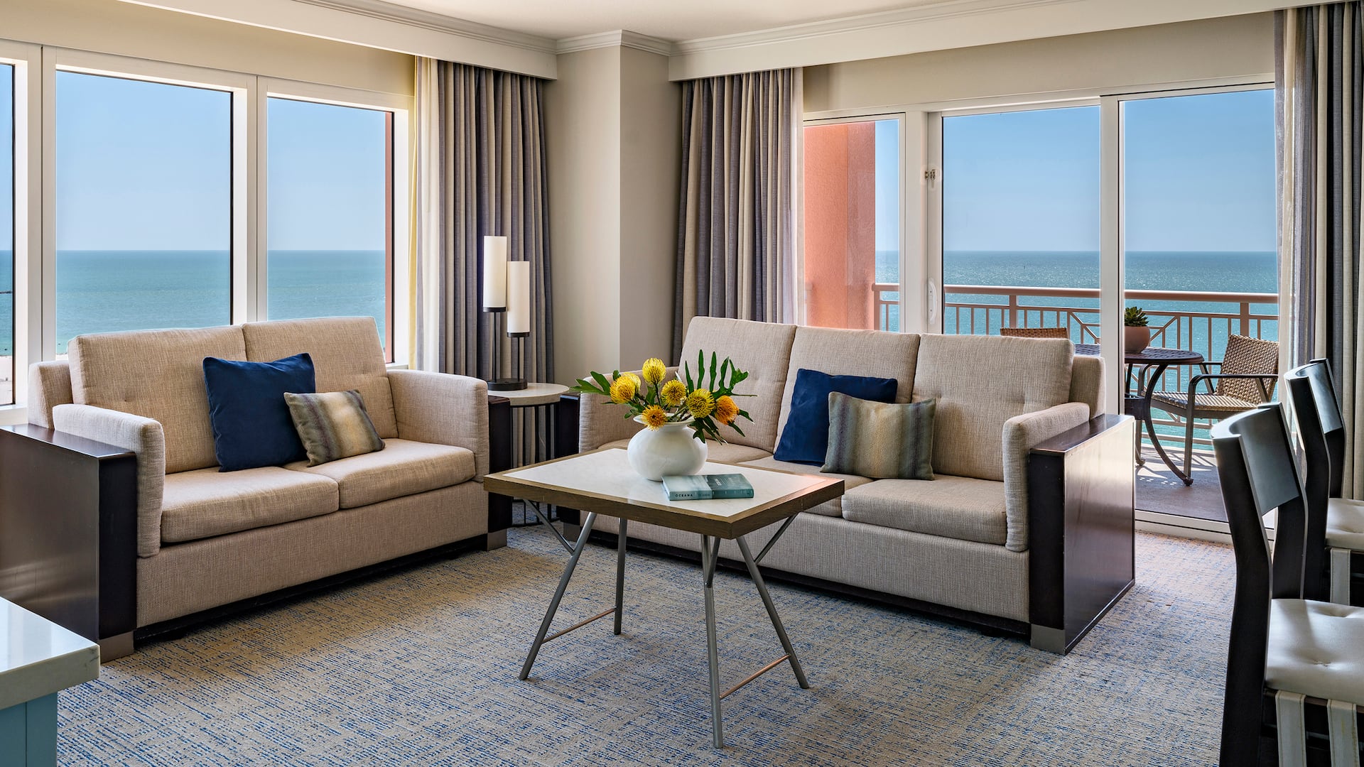 2 Bedroom Ocean Front Suite, Full Kitchen at Hyatt Regency Clearwater Beach Resort and Suites