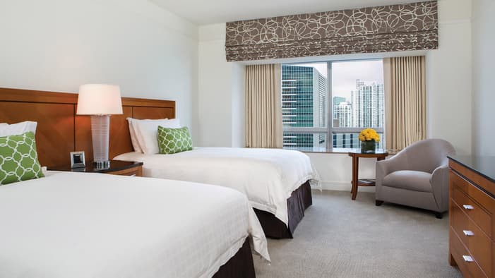 Two-Bedroom Residence With Galley Kitchen at Four Seasons Hotel Miami