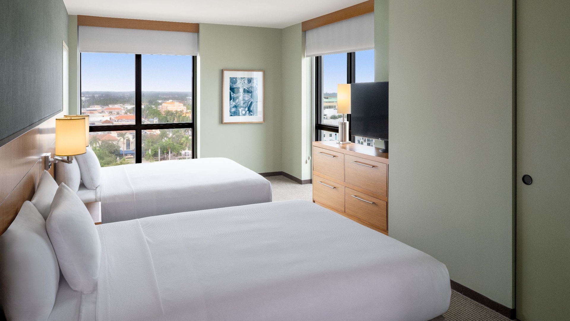 Queen Bed One-Bedroom Suite at Hyatt Place Boca Raton/Downtown