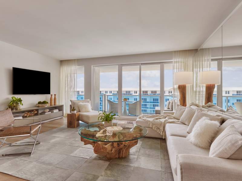 Ocean View Two Bedroom Penthouse with Balcony at 1 Hotel South Beach
