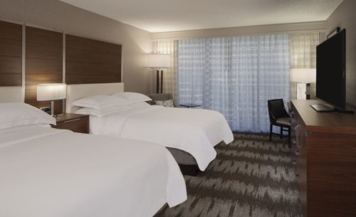 1 King/2 Doubles 2 Bedroom Family Suite at Hilton Tampa Airport Westshore
