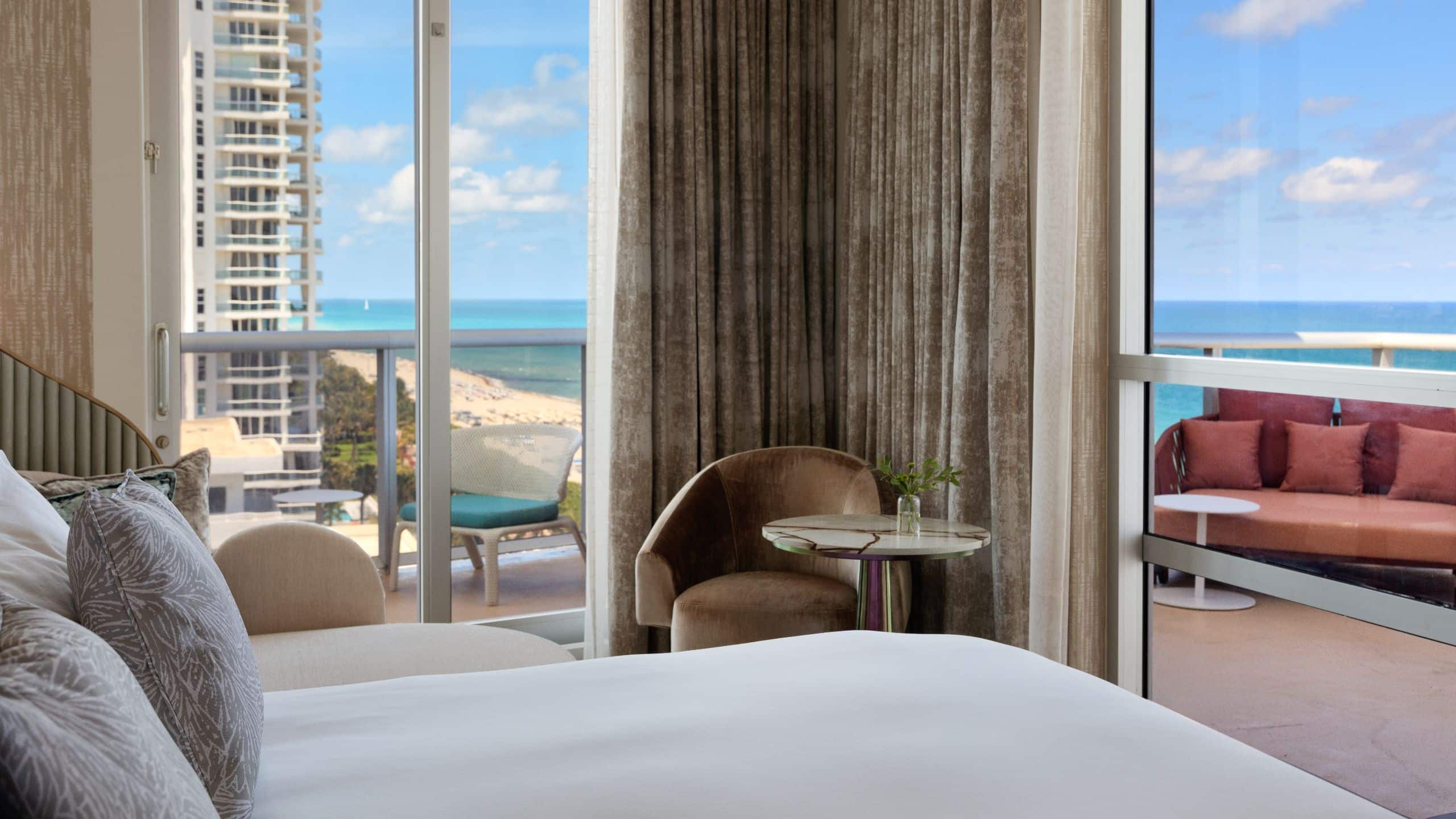 Two-Bedroom Ocean Terrace Suite with Soaking Tub at Andaz Miami Beach